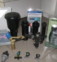 Sprinklers, programmers and accessories of all kinds for residential and agricultural automatic systems